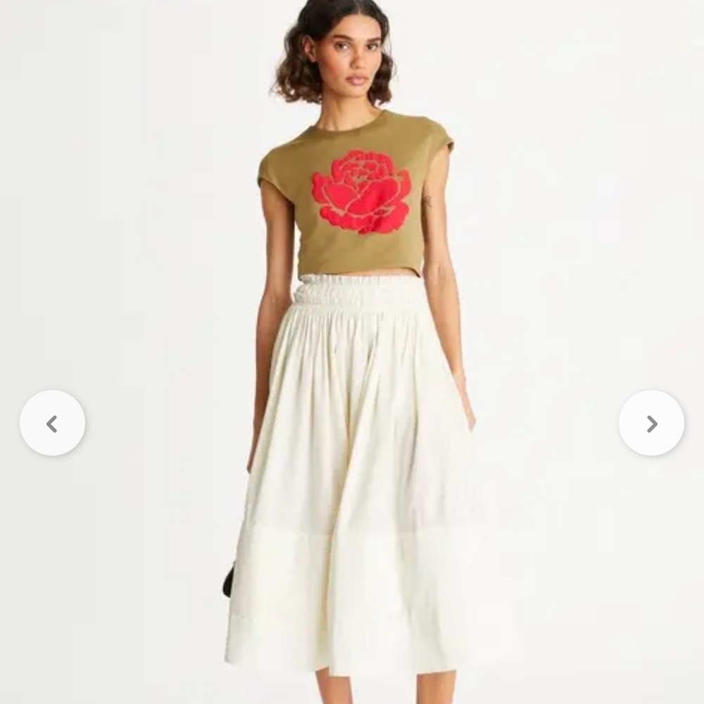 Tory Burch Ruched-waist  Skirt - Picture 7 of 7